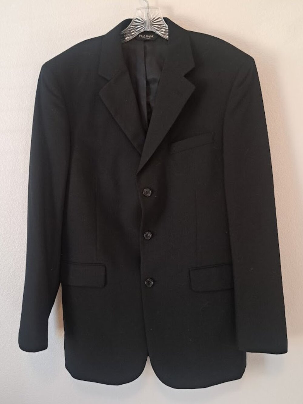 Jos A Bank Men's Suitcoat Black sz 41R